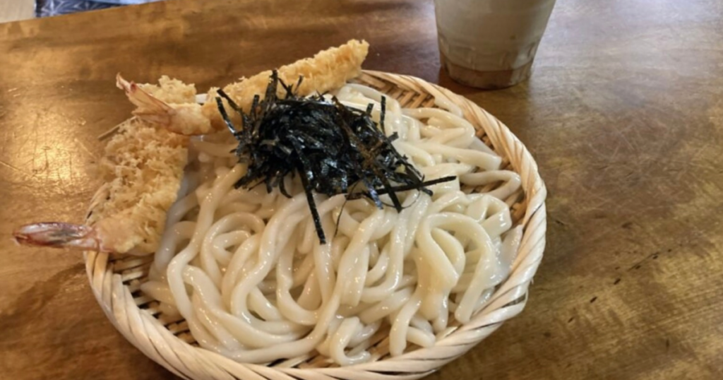 天ざるうどん