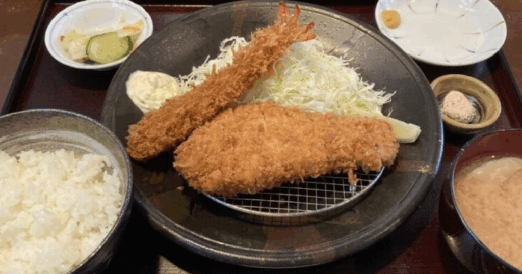 海老ヒレカツ定食