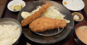 海老ヒレカツ定食