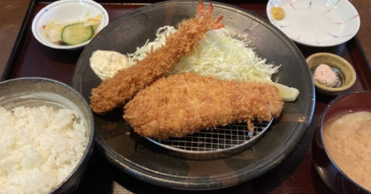 海老ヒレカツ定食